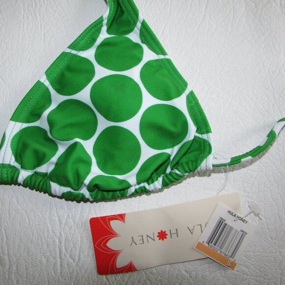 Hula Honey Green Polka Dot Bikini - Small - Picture 6 of 10